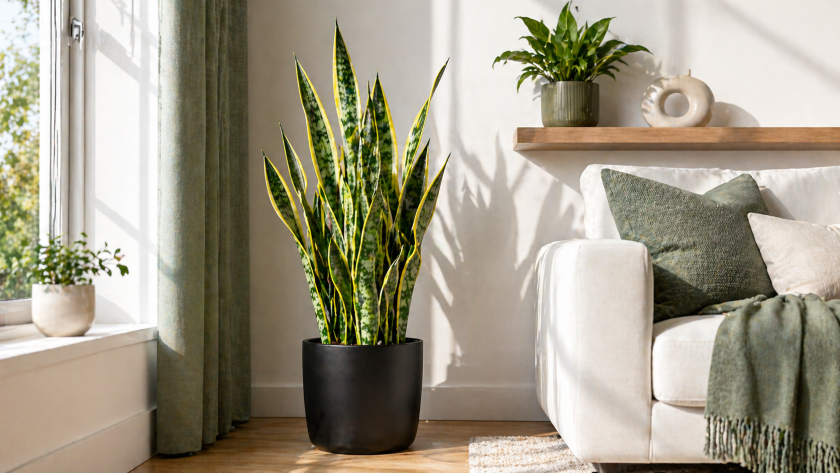 Snake Plant Care Guide: Complete Sansevieria Tips for a Thriving Indoor Plant 5 Snake Plant Display in Room