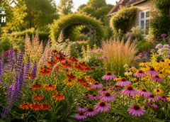 Create a Colorful Garden for All Seasons: Complete Flower Garden Design and Planning Guide