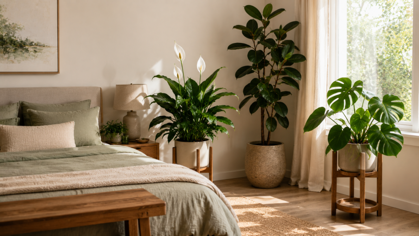 How to Style Oversized Indoor Plants by Room