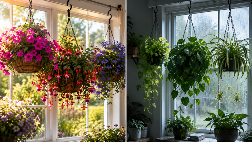 Low-Light Hanging Plants for Shelves, Showers & Ceilings: Complete Guide to Best Indoor Hanging Plants 3 Best Flowering Plants for Hanging Baskets in Low Light