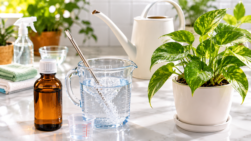 Hydrogen Peroxide Watering Plants