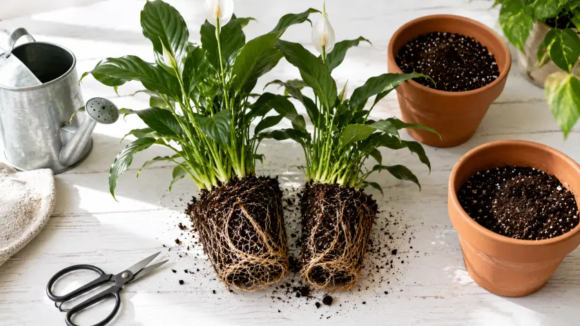 Method 4: Division — For Clumping Plants