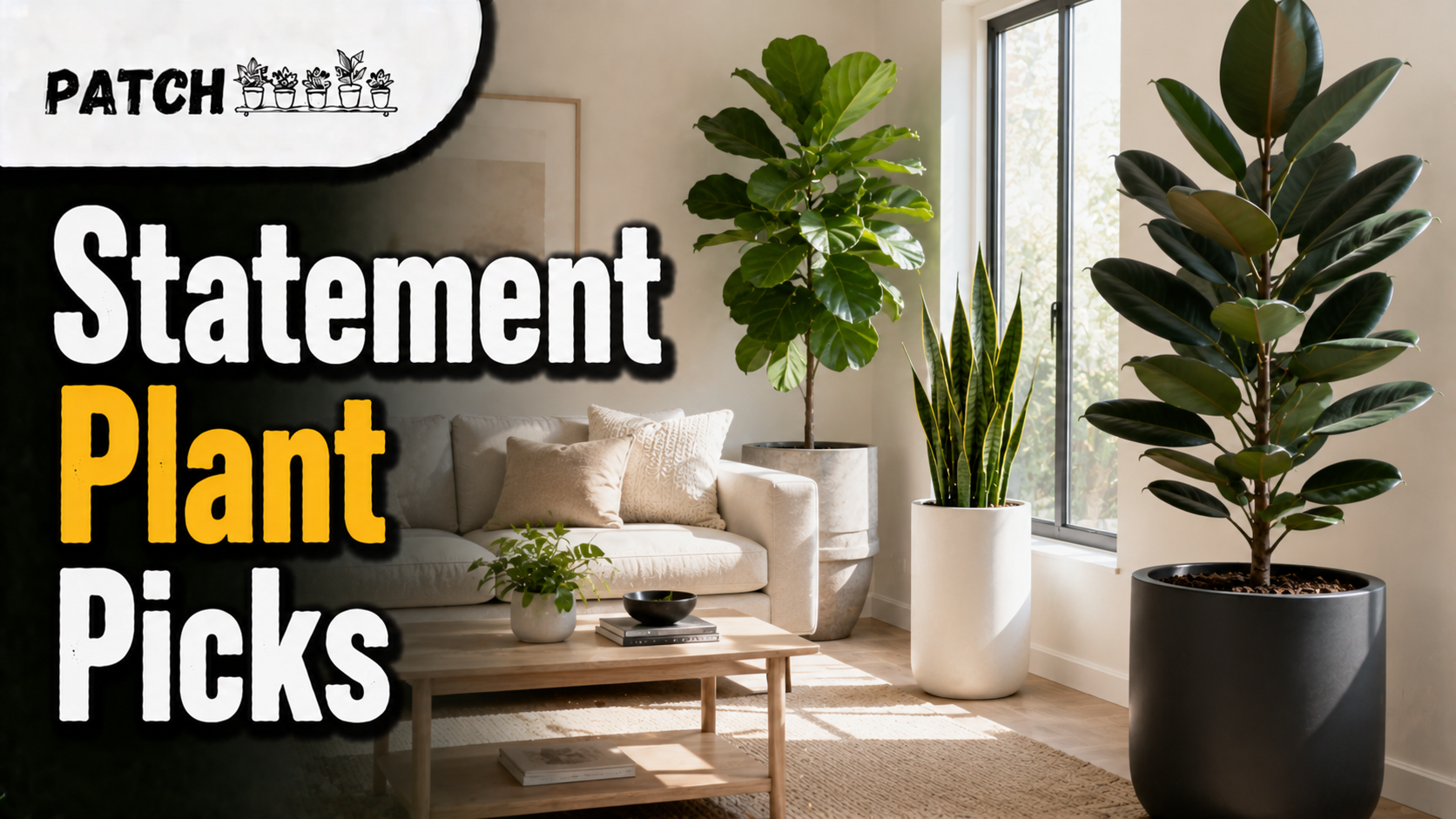 Statement Plants Minimalist: 15 Best Bold Picks