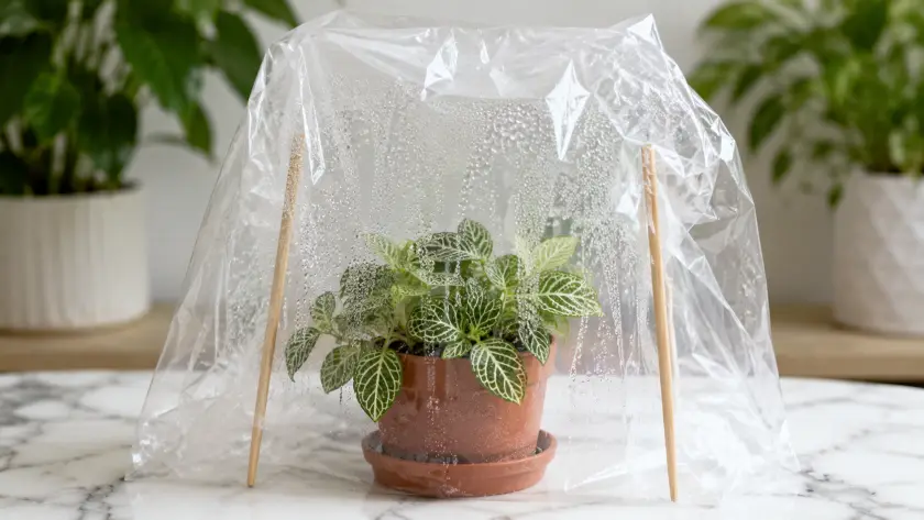 Humidity Hacks: 10 Ways to Keep Your Plants Happy Without a Humidifier 3 DIY Humidity Tents