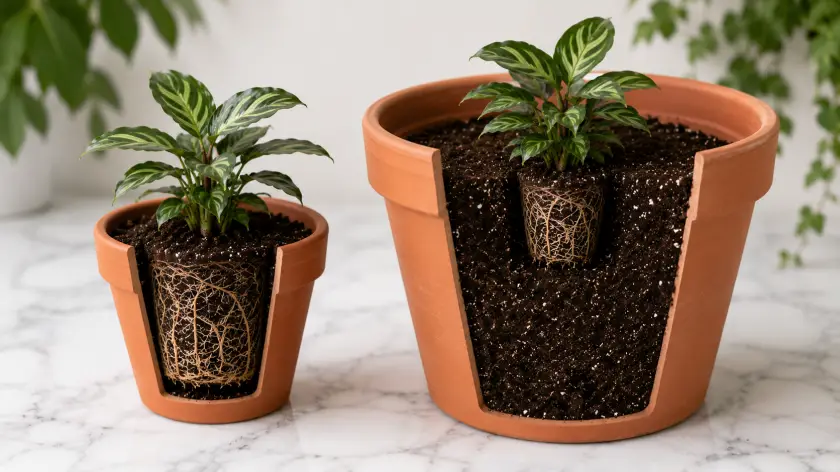 Repotting Mistakes to Avoid — And When NOT to Repot at All 2 Overpotting — Choosing Too Large a Pot