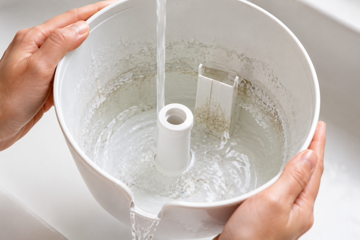 The Truth About Self-Watering Pots: Do They Really Work? 4 Rinsing a plastic basin with water