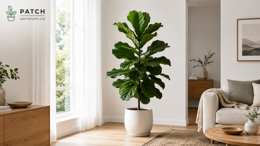 Fiddle Leaf Fig Care Guide-Complete Guide to Growing Healthy Ficus Lyrata Indoors