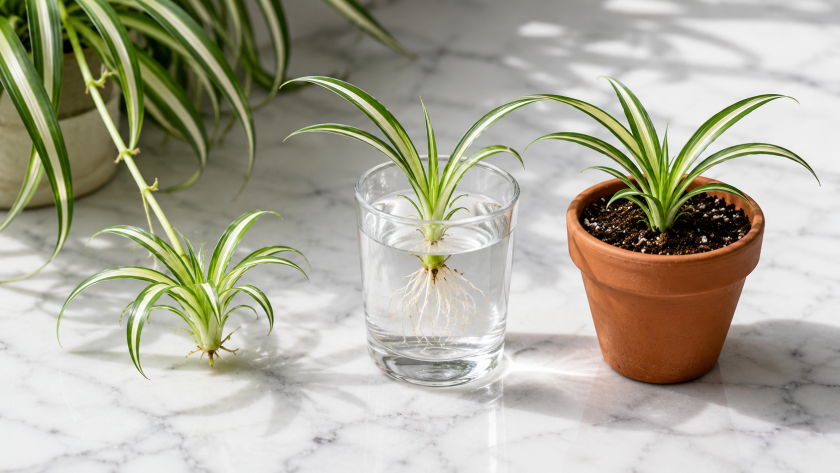 How to Care for Spider Plant Babies