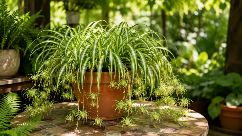 Outdoor Spider Plant Care
