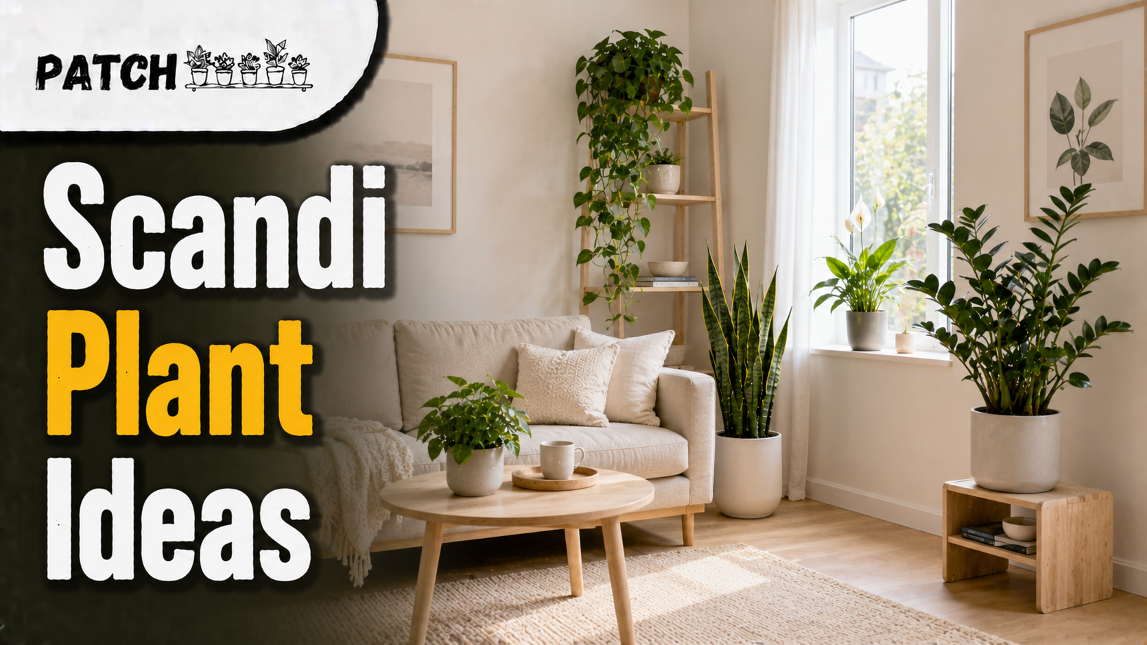 Scandi Home With Plants: 6 Best Calm Ideas | Patch Plants