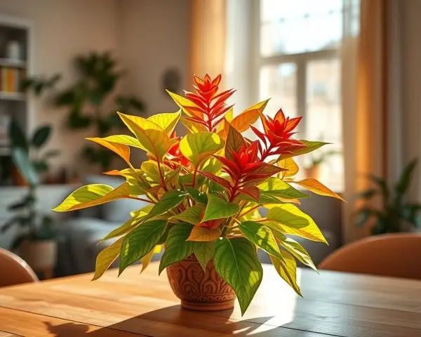 croton plant pests and diseases croton petra plant with bright foliage being inspected for pests indoors