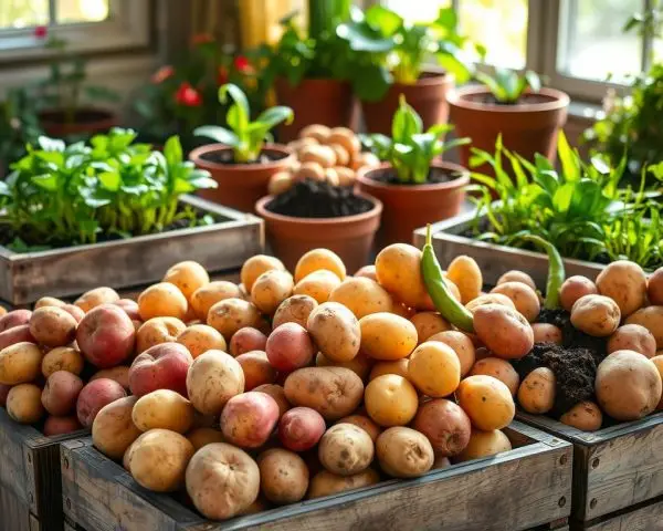 seed potatoes for containers including red yellow and fingerling potatoes