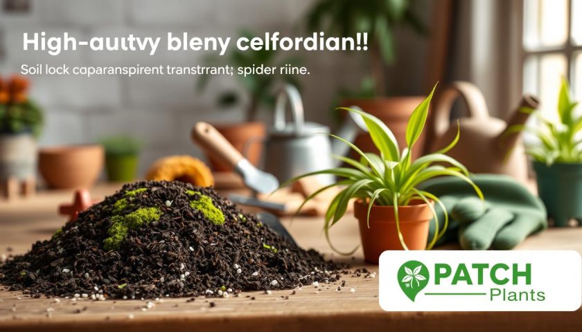 spider plant soil requirements spider plant soil requirements with fresh potting mix perlite tools and healthy roots
