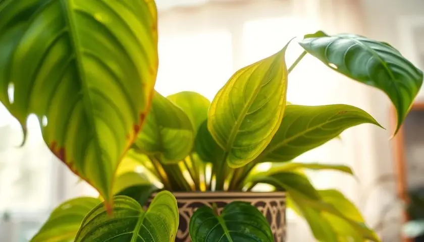 schefflera drooping leaves schefflera drooping leaves with green and yellow foliage indoors