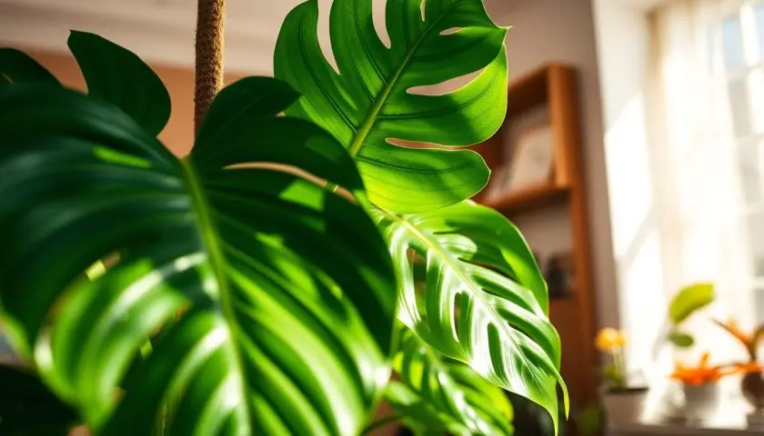 mini monstera care mini monstera care setup with healthy split leaves in bright indirect light