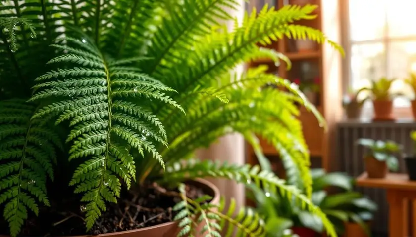 maidenhair fern plant care maidenhair fern plant care with delicate fronds and moisture on the leaves in a peaceful indoor setting