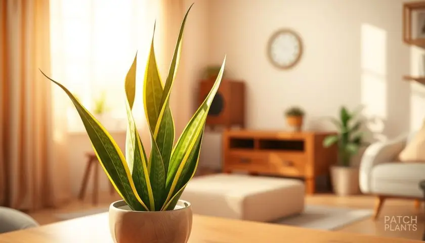 best tall snake plant varieties best tall snake plant varieties with upright green and yellow striped leaves indoors