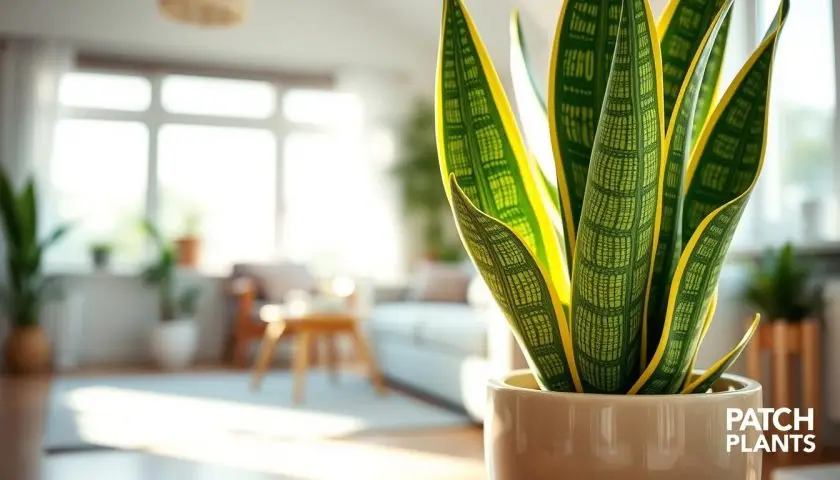 tall snake plant watering and care tall snake plant watering and care with upright striped leaves in a modern indoor pot