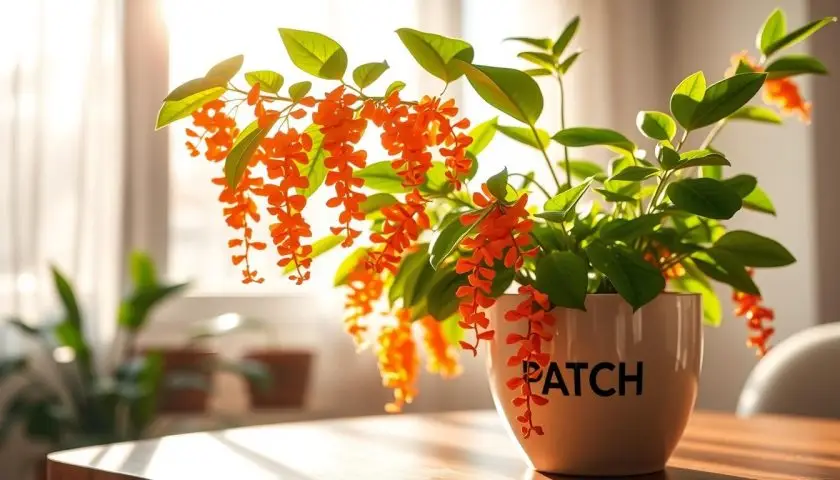 goldfish plant pests and care goldfish plant pests and care with healthy leaves and orange blooms indoors