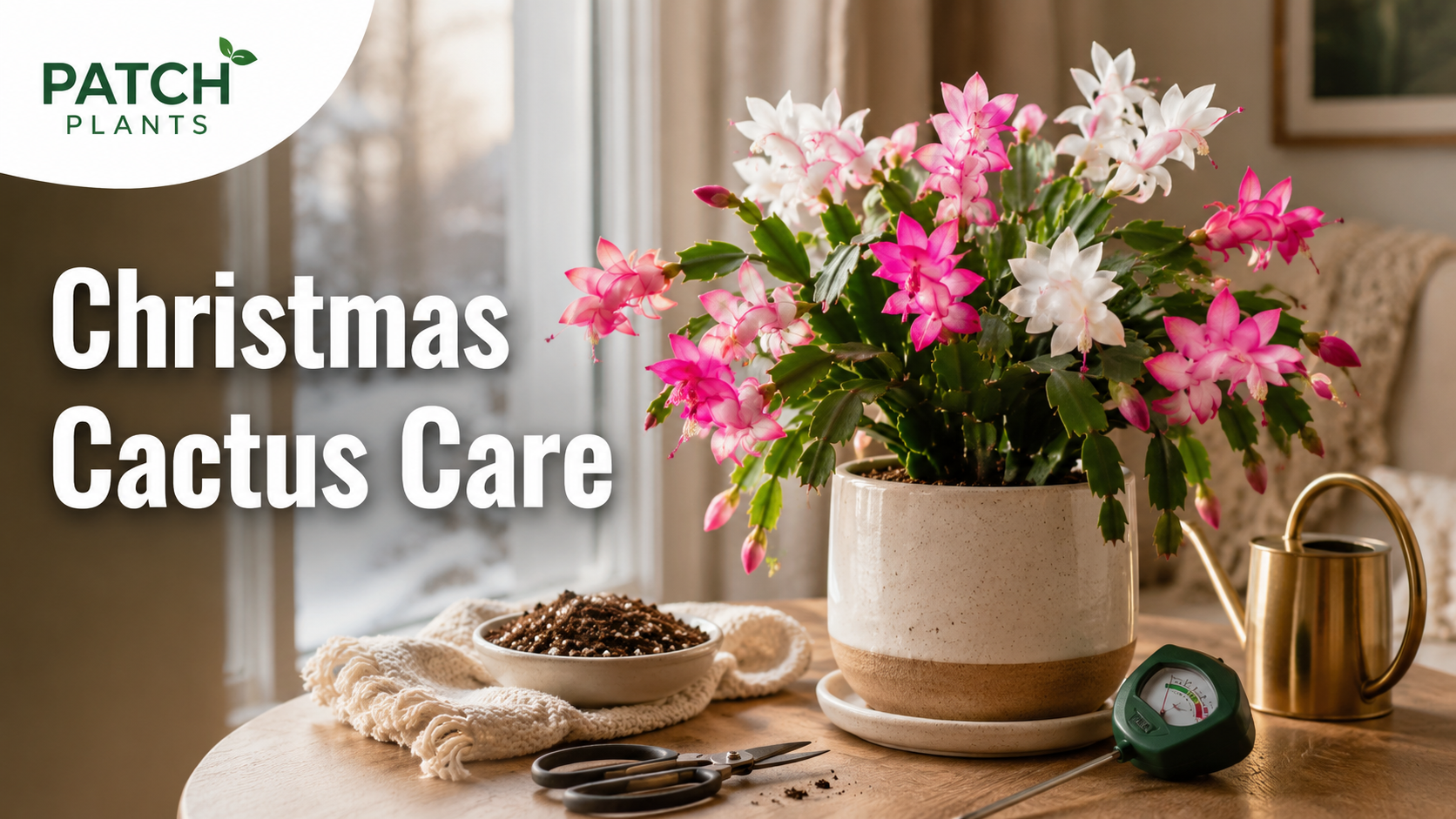 Christmas Cactus Care Indoors: 11 Light and Water Tips 1 Christmas Cactus Care Indoors: 11 Light and Water Tips
