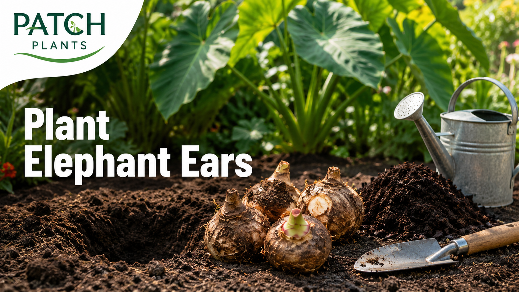 Planting Elephant Ear Bulbs: Timing, Depth and Care 1 Planting Elephant Ear Bulbs: Timing, Depth and Care
