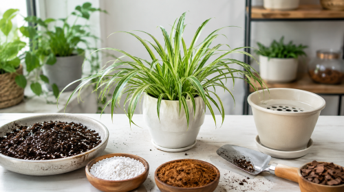 Spider Plant Soil: 9 Best Mix and Repotting Tips