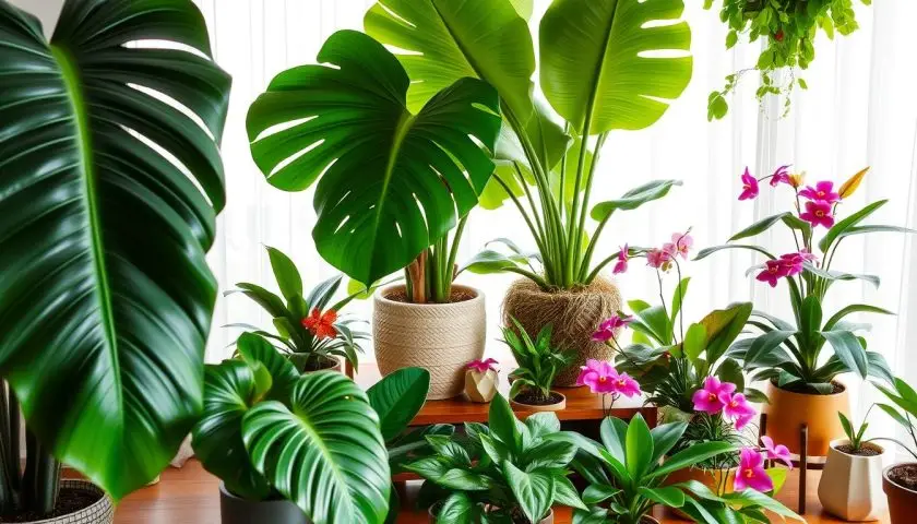 tropical house plants tropical house plants arranged indoors for a lush home