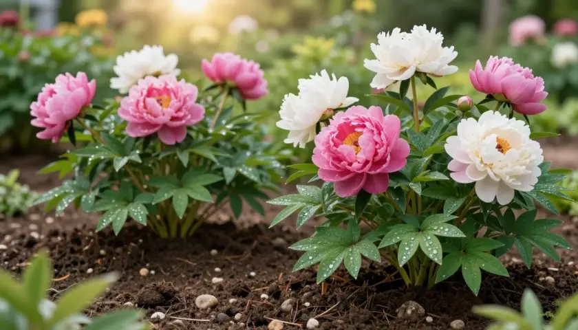 best soil for Karl Rosenfield peony planting