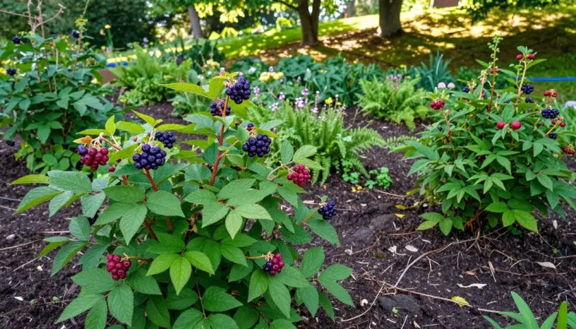 Acidic well-draining soil for healthy huckleberry plants