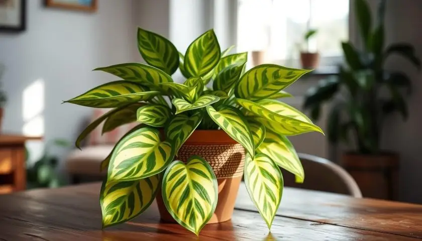 Healthy Lemon Lime Prayer Plant healthy lemon lime prayer plant with green and lime foliage