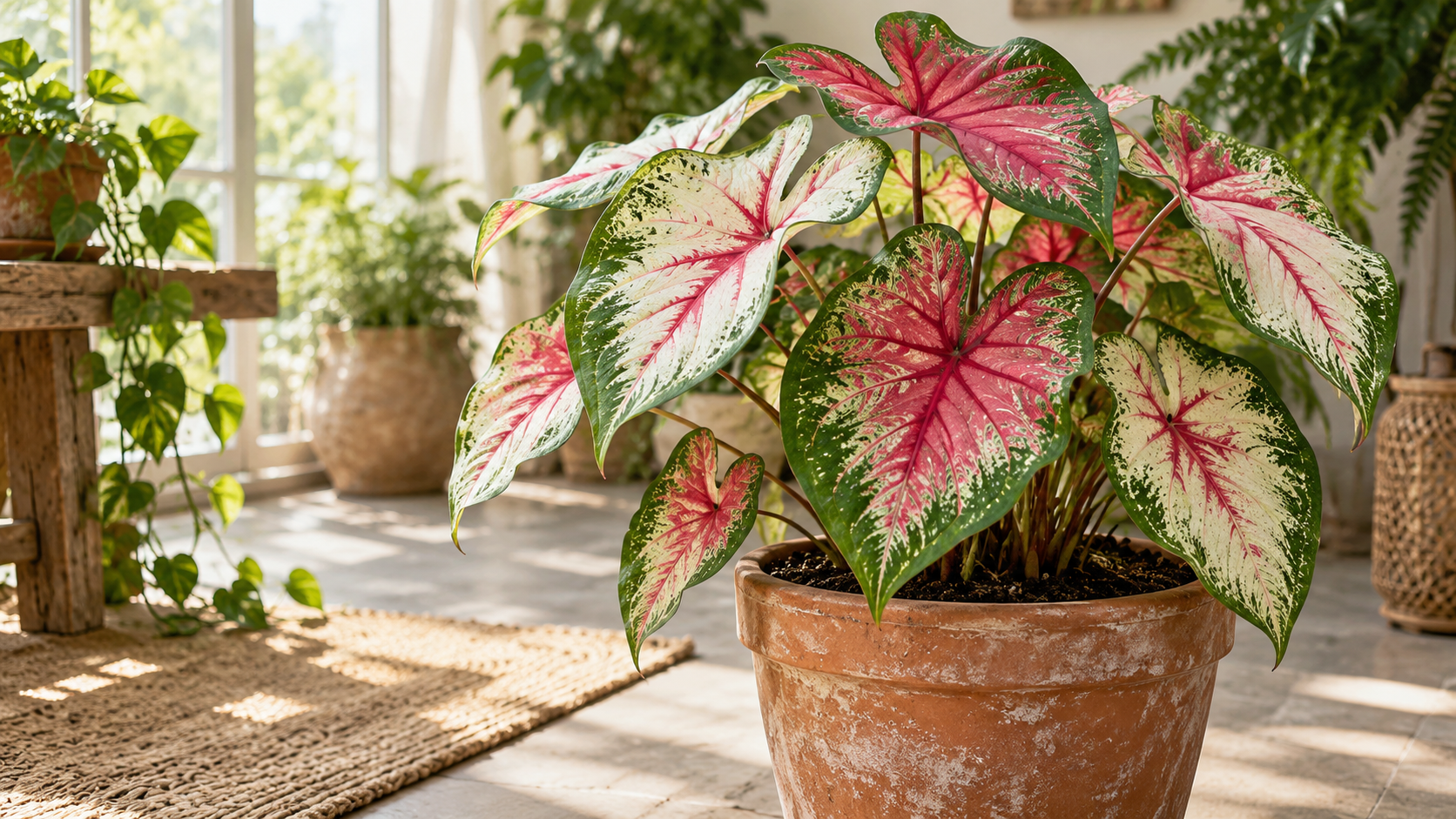 Caladium Plant Care: 11 Tips for Colorful, Healthy Leaves 1 Caladium Plant Care: 11 Tips for Colorful, Healthy Leaves