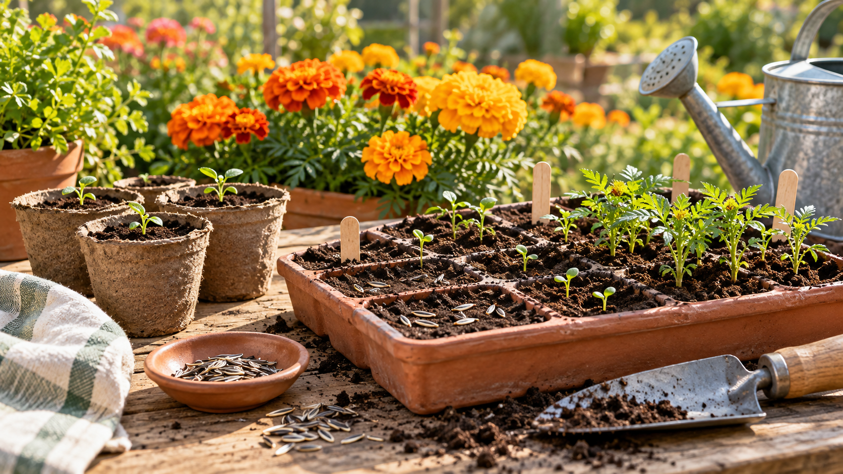How to Plant Marigold Seeds: 9 Easy Steps for Beginners 1 How to Plant Marigold Seeds: 9 Easy Steps for Beginners