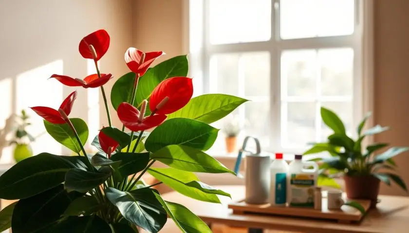 how to get an anthurium to flower