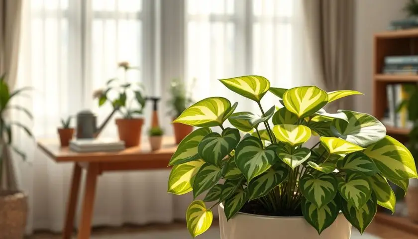 Variegated Cheese Plant Care: 11 Tips for Healthy Growth 3 healthy variegated cheese plant growing indoors