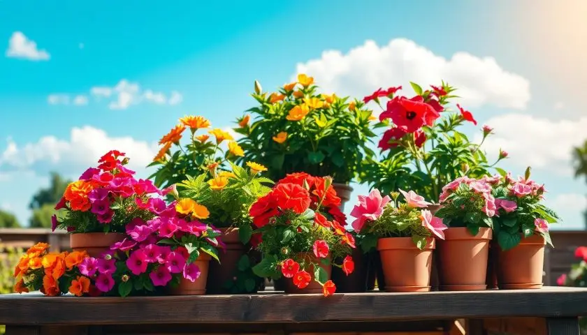 15 Low-Maintenance Outdoor Potted Plants for Full Sun 4 sun-loving potted plants for patios and balconies