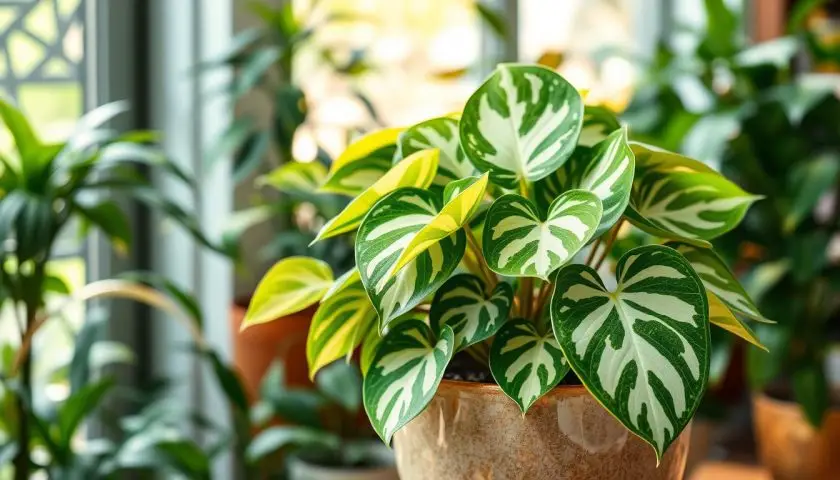 Variegated Cheese Plant Care: 11 Tips for Healthy Growth 4 variegated Monstera receiving bright indirect light