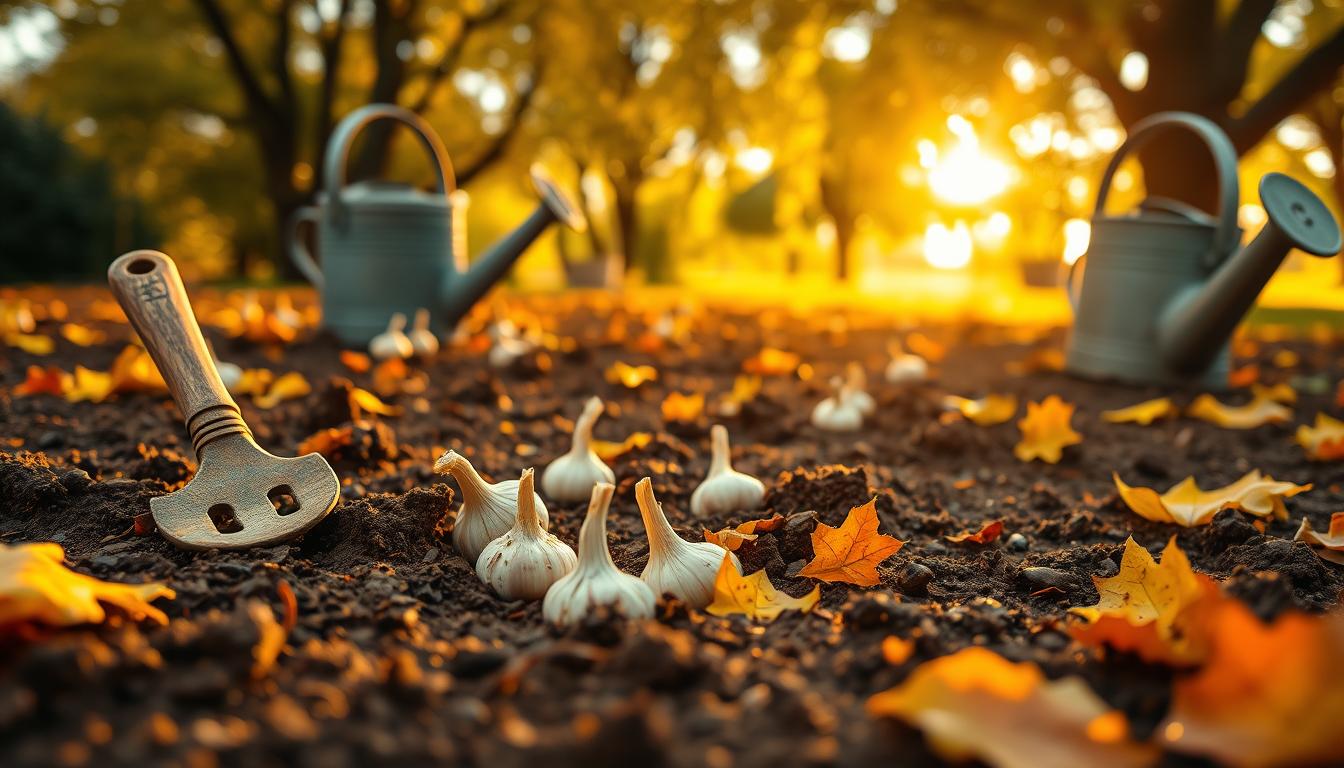 grow garlic
