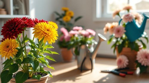 mums potted plant