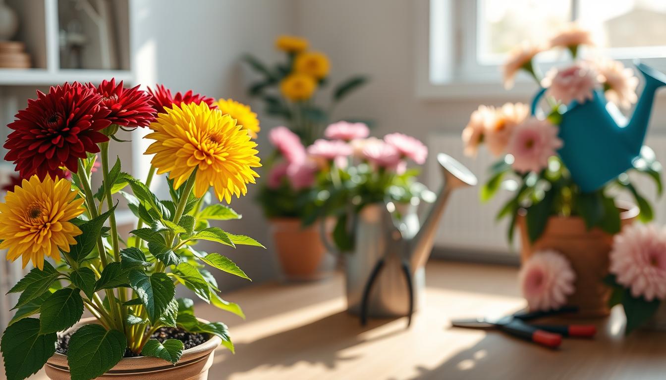 mums potted plant