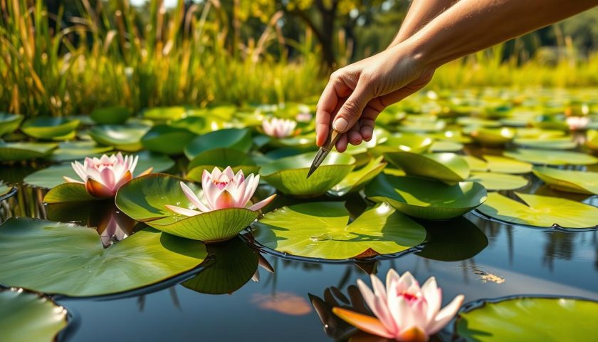 water lily maintenance