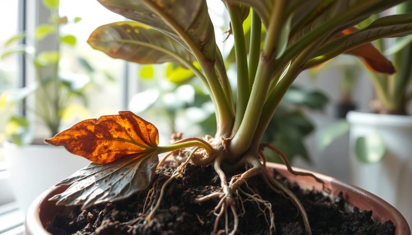 what does root rot smell like